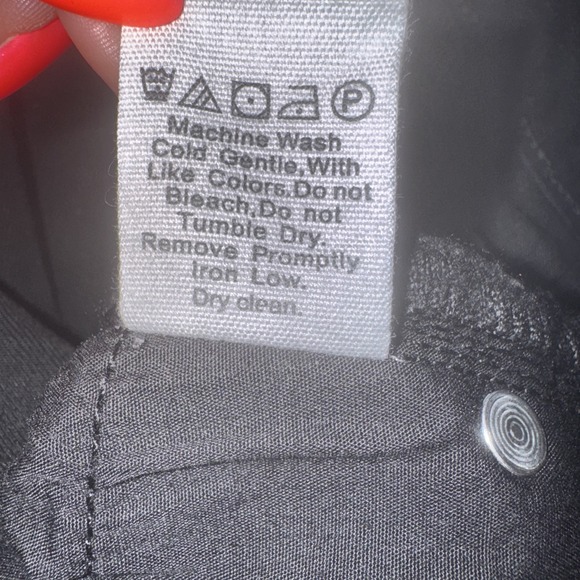 NWT Princess Polly Women's Batkins Maxi Skirt 4 Dark Wash Denim Front Slit Black - Picture 12 of 12